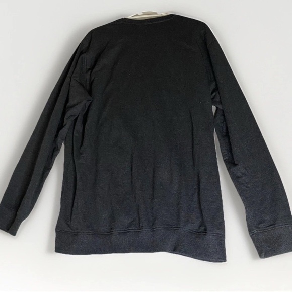 NASA Sweatshirt Mens Black Pullover Long Sleeve Crew Neck Graphic Logo XXL - Picture 2 of 8